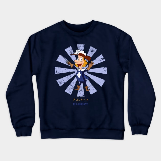 Albert Fifth Musketeer Retro Japanese Crewneck Sweatshirt by Nova5